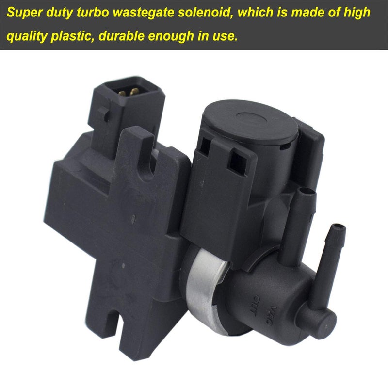 MOCW BC3Z-9E882-A BC3Z9E882A Turbo Wastegate Solenoid Vacuum Valve Fit for 2011-2016 Ford F-250 F-350 Super Duty 6.7L V8 DIESEL Black - Image 4